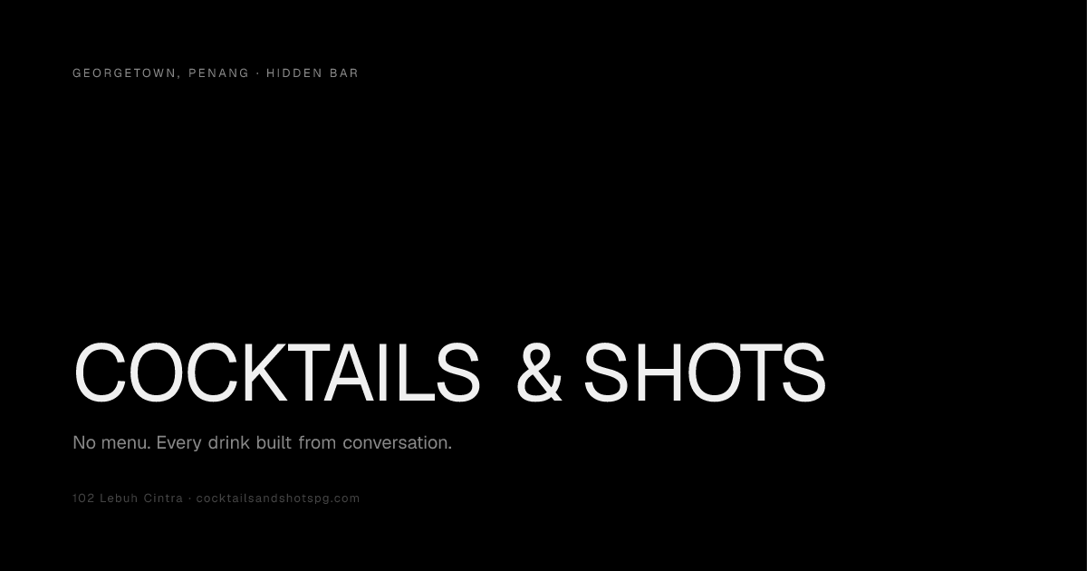 Cocktails & Shots